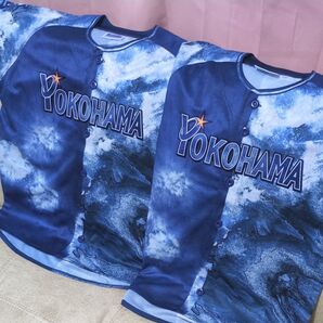 2025年・横浜DeNAベイスターズ・キッズユニフォーム2枚