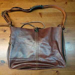 ni plus ni moins REI original leather shoulder bag Boston back new goods unused goods 