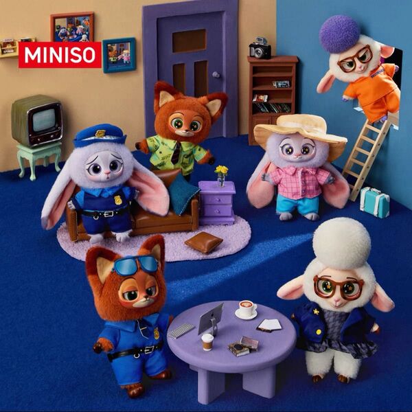 MONISO ズートピア ぬいぐるみペンダント ぬいぐるみ マスコット ストラップ Zootopia 海外 中国