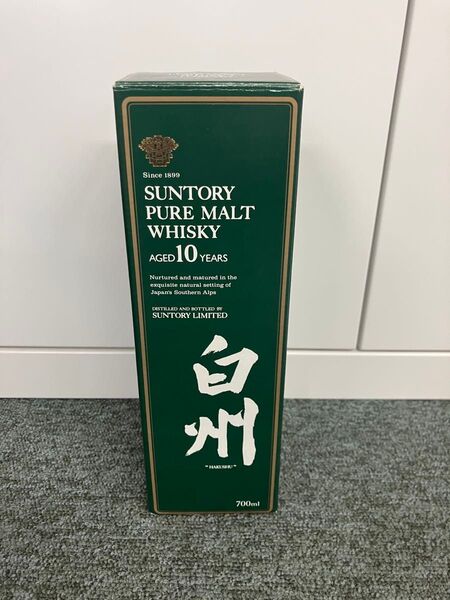 サントリーピュアモルトウイスキー白州10年 700ml グリーンラベル