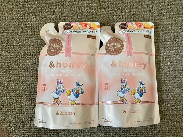 &honey (アンドハニー) メルティ モイストリペア トリートメント詰め替え 2点
