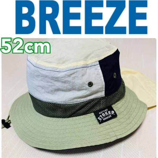 訳ありBREEZE メッシュ切り替えアウトドアハット_UVカット52cm⑨