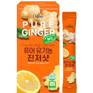 【新品未開封】 100% ジンジャーショット レモン ショウガ汁 スティック(14包)