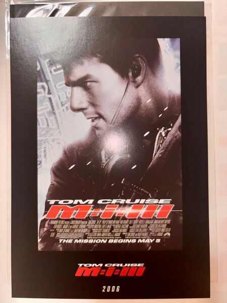 ミッション:インポッシブル ファイナル・レコニング 入場者特典 シリーズポスターカード M:I:Ⅲ イーサン・ハント