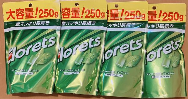 【賞味期限なし】クロレッツXP オリジナルミント スタンドパウチ 250g 4袋