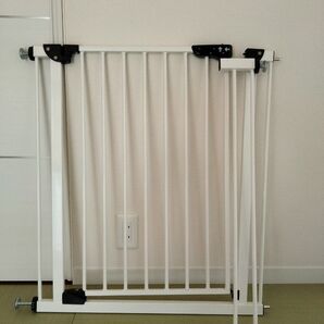 スチールゲート拡張フレーム 付 ベビーフェンス ペットゲージ
