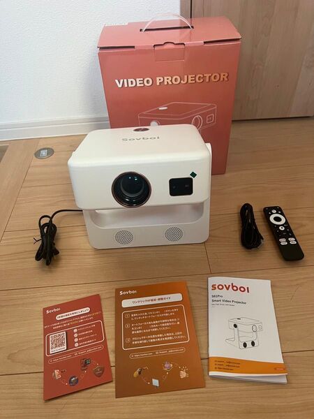 高性能 Sovboi Google TV搭載 プロジェクター S61Pro