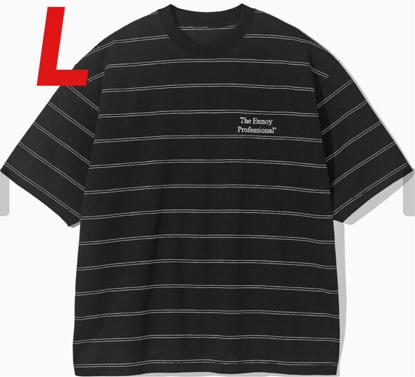 ennoy PANEL BORDER S/S T-SHIRT BLACK L