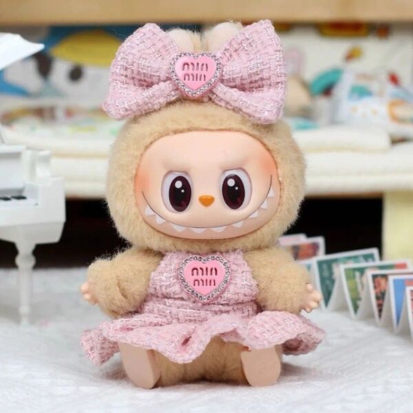 新品 POPMART ポップマート LABUBU ラブブ ぬいぐるみ用 着せ替え 洋服