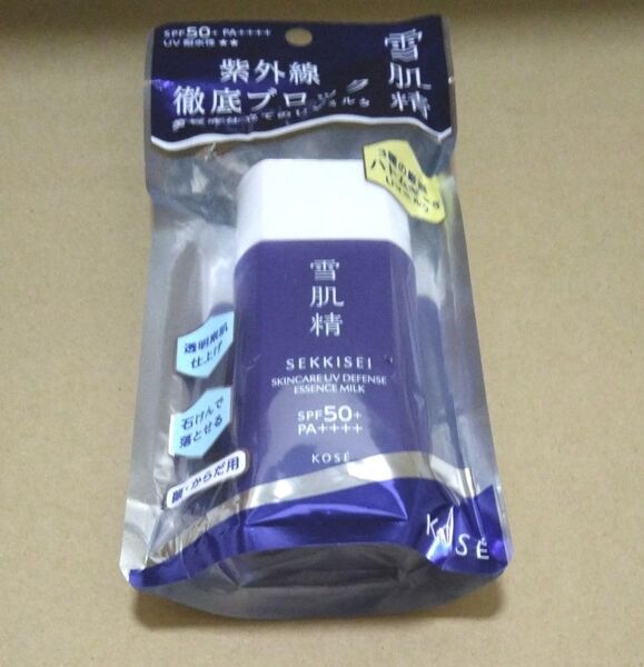 雪肌精 スキンケアUV エッセンスミルク 日焼け止めミルク 60g コーセー