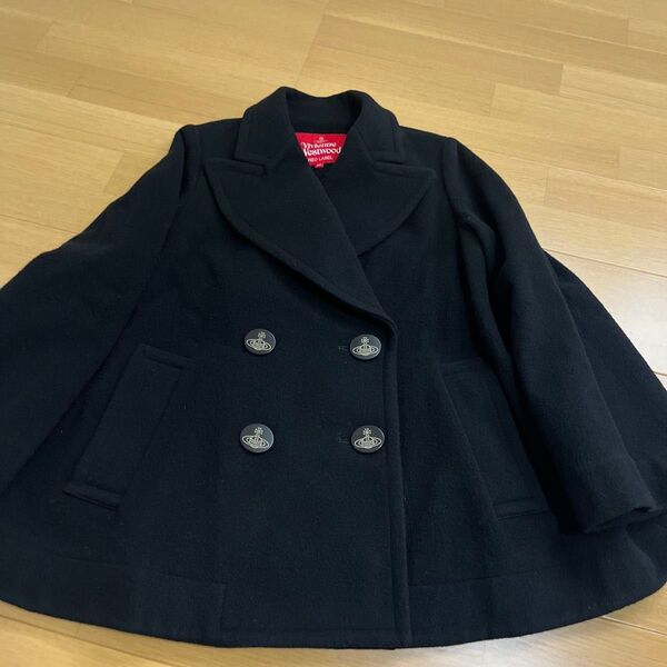 Vivienne Westwood ヴィヴィアンウエストウッド オーブ ボタン Aライン ビーバー ウールコート