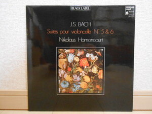 仏HARMONIA MUNDI HMB-383 アーノンクール バッハ 無伴奏チェロ組曲第5&6番