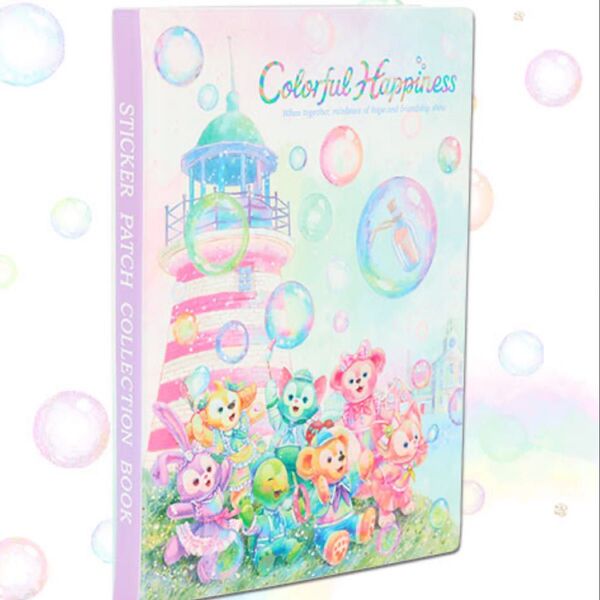 ディズニーシー ワッペンホルダー ダッフィー&フレンズ ハピネスカラフル 20周年