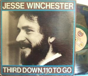 ３枚で送料無料【米Bearsville】Jesse Winchester/Third Down 110 To Go (Amos Garrett) 