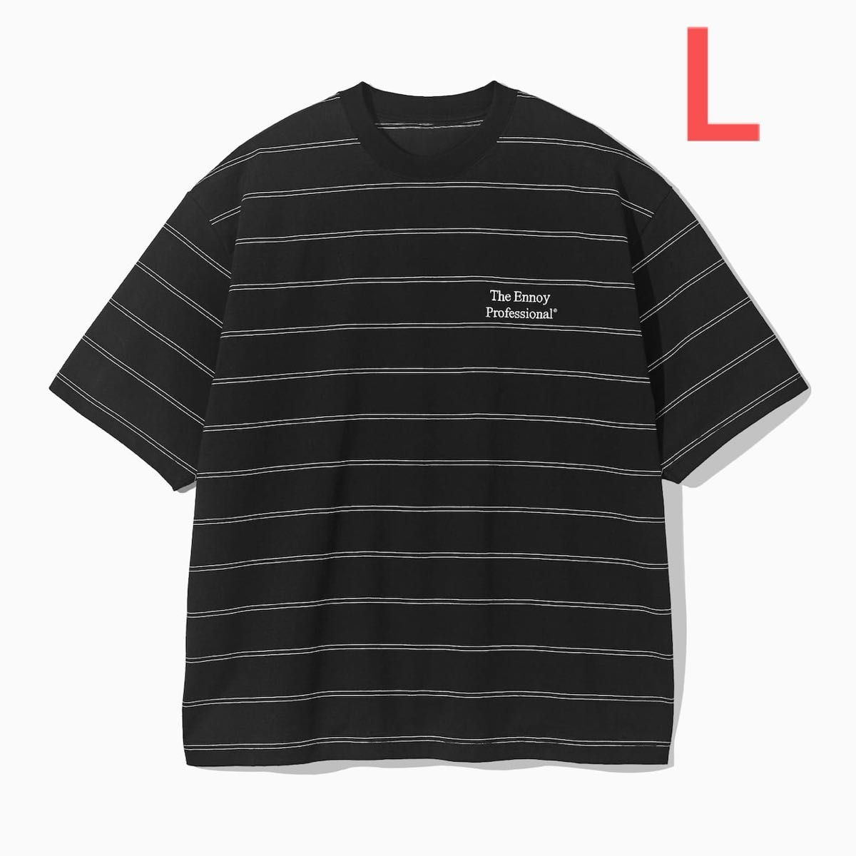 トップス The Ennoy Professional L/S Border Tee*L ENNOY PANEL BORDER S/S T-SHIRT Black L|Yahoo!フリマ(旧