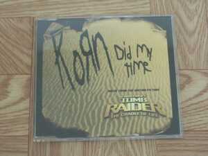 《CD》Korn / Did my time シングル