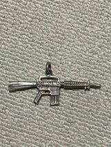 ライフル　ビンテージ　ペンダント　ネックレス ミリタリー アンティーク AK-47_画像1