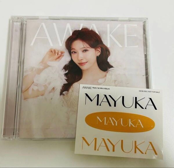 NiziU AWAKE WithU盤 MAYUKA マユカ 開封済み