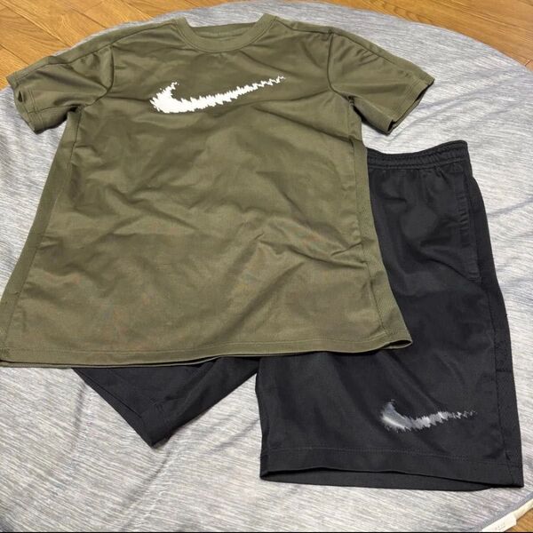 NIKE ナイキ ドライフィット 上下セット Tシャツ ショートパンツ 速乾