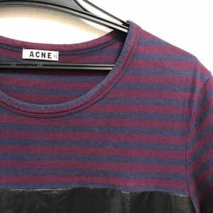  Acne border T-shirt 