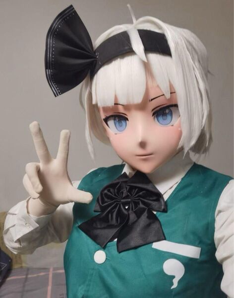 在庫あり」東方Project十六夜咲夜 全頭面 着ぐるみマスク コスプレ