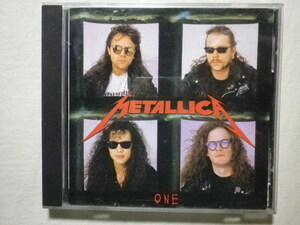 赤盤仕様 『Metallica/One(1989)』(1989年発売,23DP-5438,廃盤,国内盤,歌詞対訳付,5track)