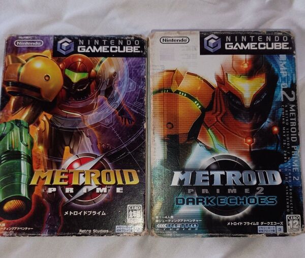 メトロイドプライムメトロイドプライム2ダークエコーズ Nintendo ゲームキューブ METROID ECHOES