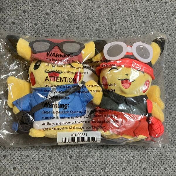 25周年 アメリカ限定 ポケモンセンター カロス地方 ピカチュウ ペアピカチュウ ペアぬいぐるみ