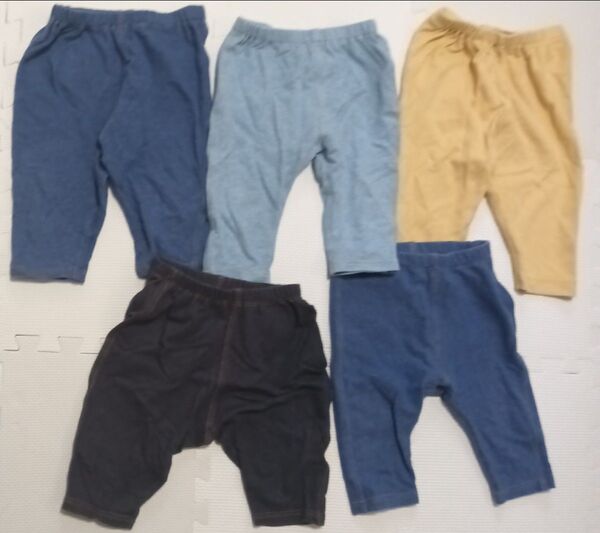 UNIQLO ユニクロベビー 七分丈ズボン 5点セット まとめ売り 保育園 サイズ90