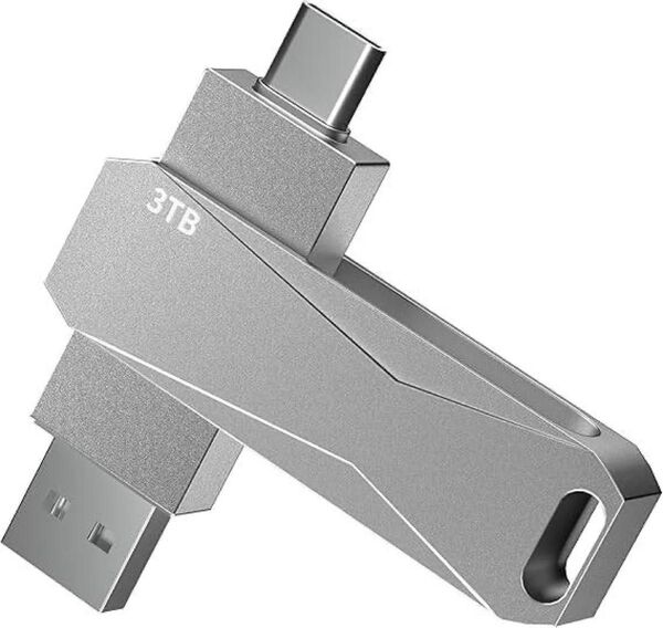 12時間以内発送 3TB 2in1 外付けメモリー USB フラッシュメモリ 高速&Type-C