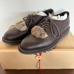 Hender Scheme エンダースキーマ navel 革靴 ファー 5