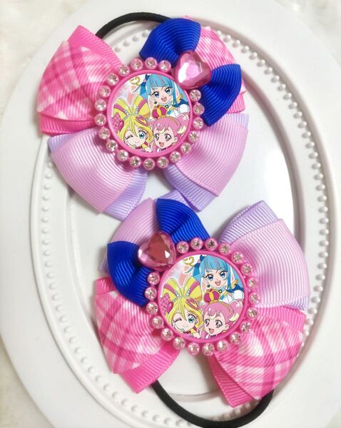 ヘアゴム キッズ リボン キミとアイドルプリキュア