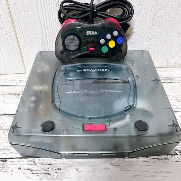 【ジャンク】スケルトンセガサターン 本体 コントローラー SEGA SS