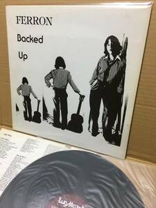 CANADA Org！稀LP！Ferron / Backed Up Lucy Records Ltd 3106 自主盤 オリジナル盤 CANADA SSW PSYCH FOLK OUTSIDER PRIVATE PRESS 1978