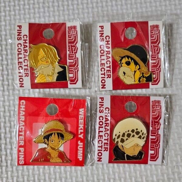 ワンピース ピンバッジ ルフィ サンジ ロー ドレスローザ ピンズ