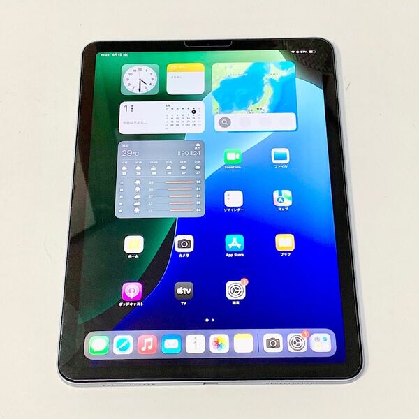 バッテリー87% ★ iPad Air 第4世代 10.9 64GB ブルー Wi-Fi ★ 新品同様の超美品