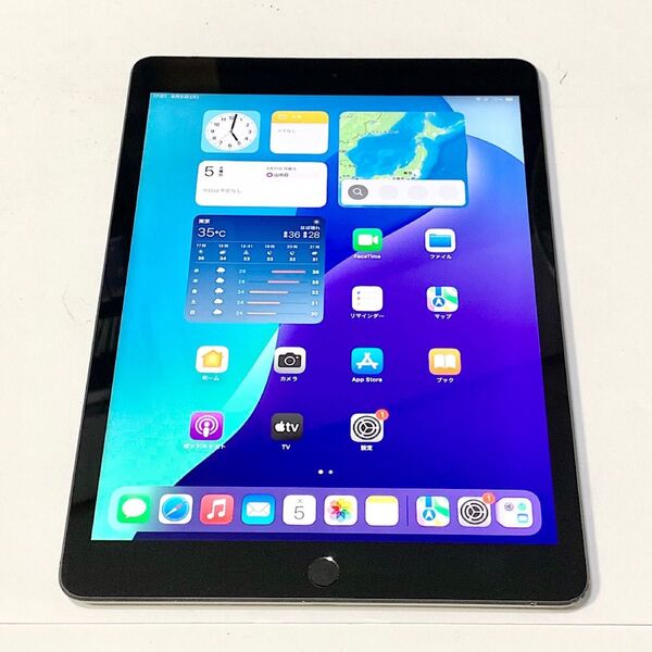 8/5に バッテリー新品交換★iPad 第8世代 10.2 32GB グレイ Wi-Fi+Cellular★美品