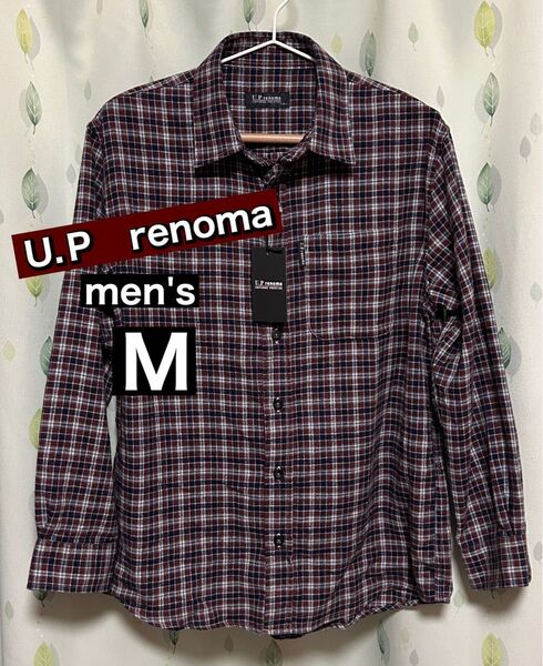 U.Prenoma シャツ メンズ★size M★新品 お買い得カジュアルシャツ