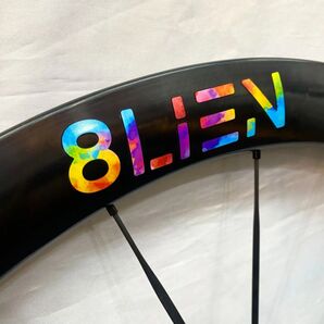 【新品】8LIEN(エイリアン)L5 Disc Carbon ホイール前後セット・カーボンホイール(カラフルデカール)