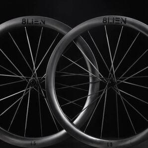 【新品】8LIEN(エイリアン)L5 Disc Carbon ホイール前後セット・カーボンホイール(ブラックデカール)