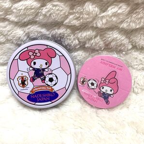 2015年 サンリオ なでしこジャパン コラボ 当たりくじ 缶入りメモ