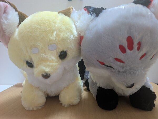 こはくとう らくがん 神の御前 ちょコンと九尾さま ウルトラBIGぬいぐるみ