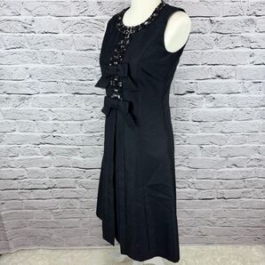 TO BE CHIC ノースリーブワンピース サイズ40 ビジュー 000411