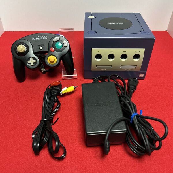 ゲームキューブ 本体 バイオレット コントローラアダプタ付 動作確認済