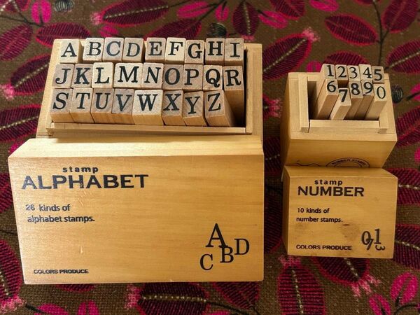 スタンプセット アルファベット 数字(ばら売り不可)