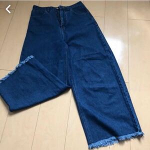 ワイドデニムパンツ