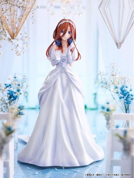 AMAKUNI 1/7スケール 五等分の花嫁 中野三玖 ウェディングVer. ABS&PVC製 塗装済み完成品フィギュア