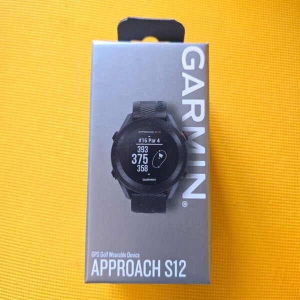 ◆新品&未開封◆ GARMIN APPROACH S12 GPS ガーミン ゴルフ スマートウォッチ 黒 ブラック