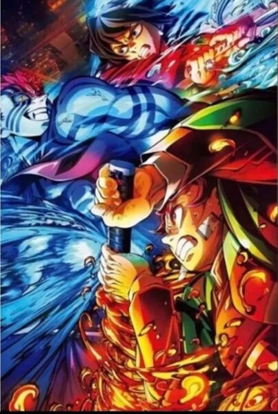 劇場版 鬼滅の刃 無限城編 第1章 猗窩座再来 来場御礼入場者特典 第1弾 第3弾キービジュアルイラストボード