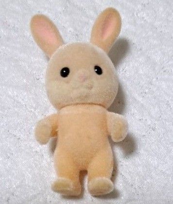 シルバニアファミリー 友の会 ピンクわたうさぎ赤ちゃん 平成